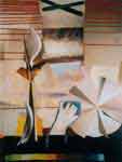 KINDERHAND, 1999, Collage, 45 x 33 cm