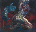 Geiler Beistrich, 2005, Öl auf Leinwand, 18 x 20 cm