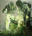 Thron, 2003, Öl auf Leinwand, 40 x 45 cm