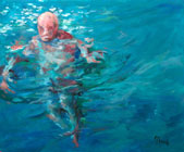 Wasser, 2006, Öl auf Leinwand, 100 x 120 cm